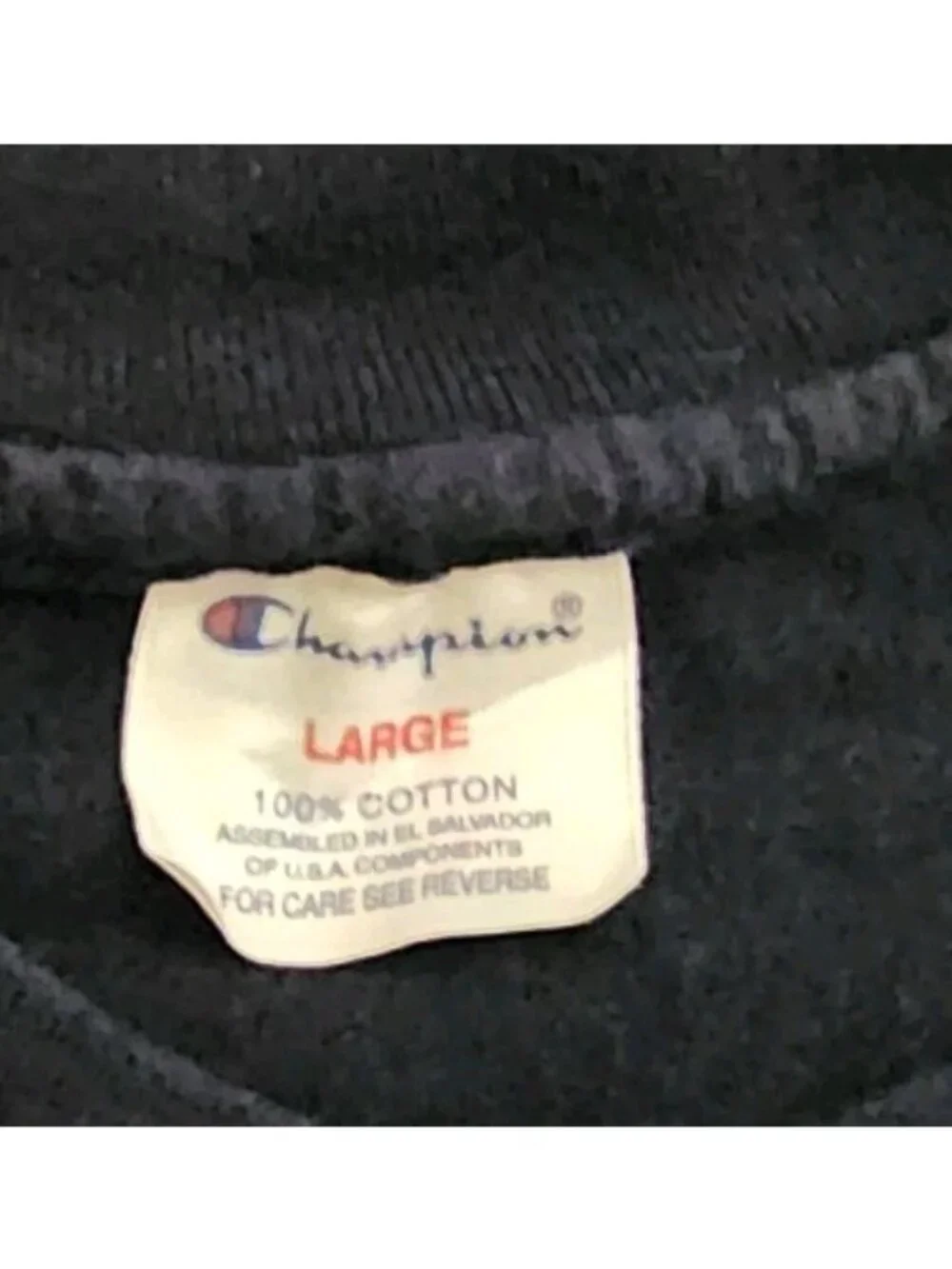 Vintage Champion Atlanta Olympics 1996 TShirt large graphic torch rings spellout - Picture 3 of 7